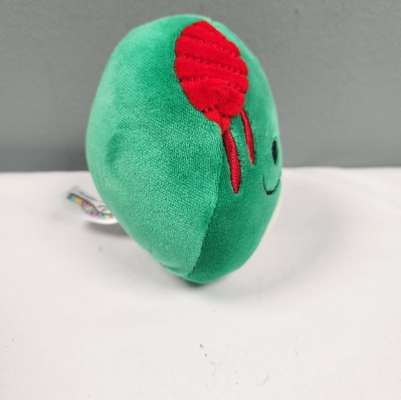 Zachary the Zombie 4" Mini Squishmallow Halloween Plush Stuffed Green - Picture 6 of 8